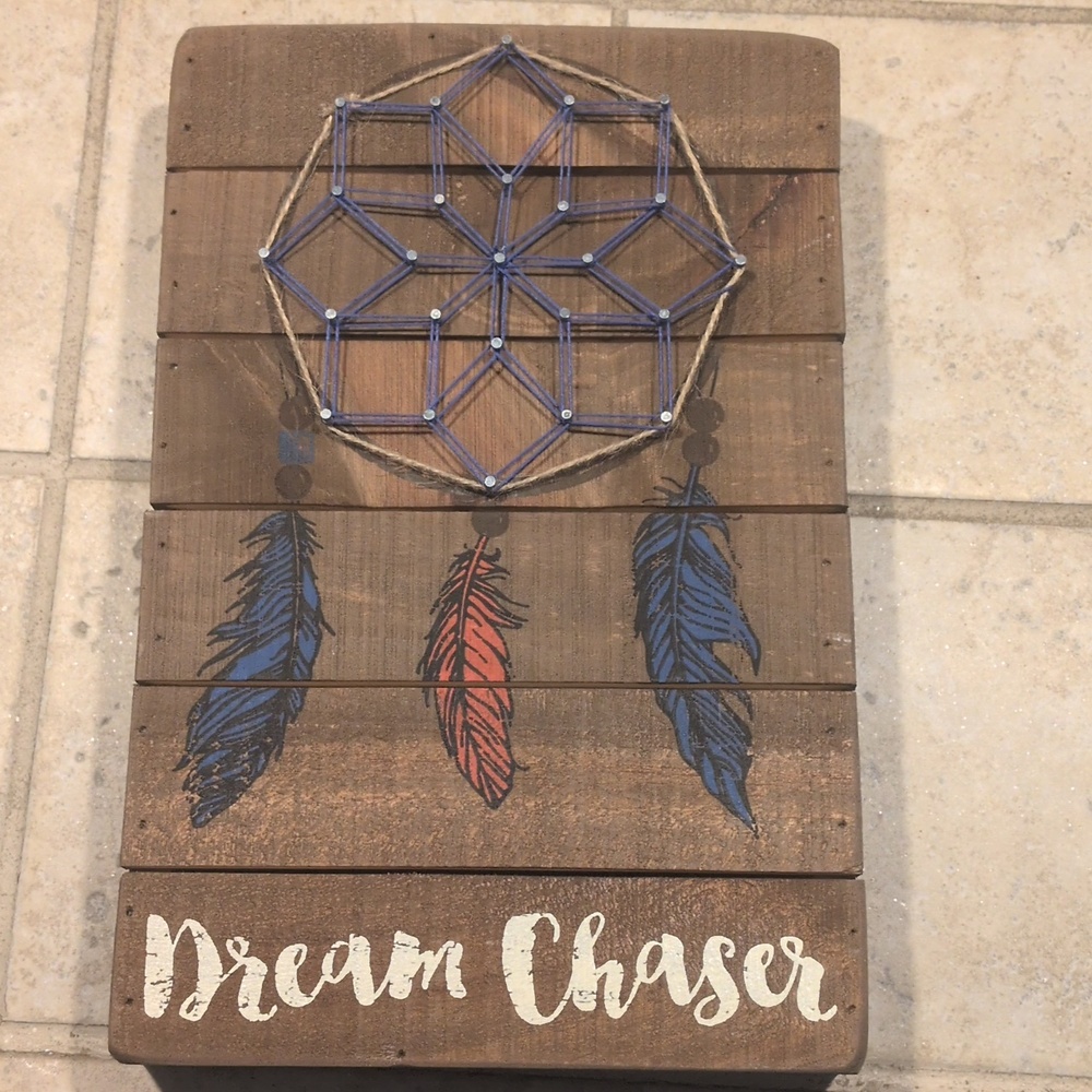 String Art Dream Catcher Wood Wall Decor